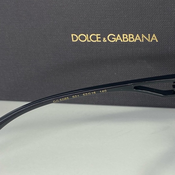 DOLCE&GABBANA DG5065 501 Optical Black Eyeglassess - Picture 9 of 11